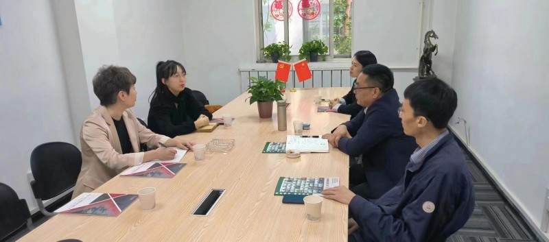 bv伟德国际1946（乡镇建设学院）教师赴乔泰工程管理集团有限公司举行校企合作调研推进会 (2)